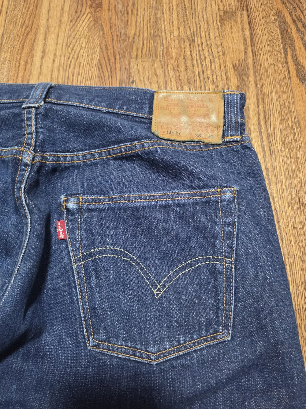 Levi's Men's Dark Blue Straight-Leg Jeans